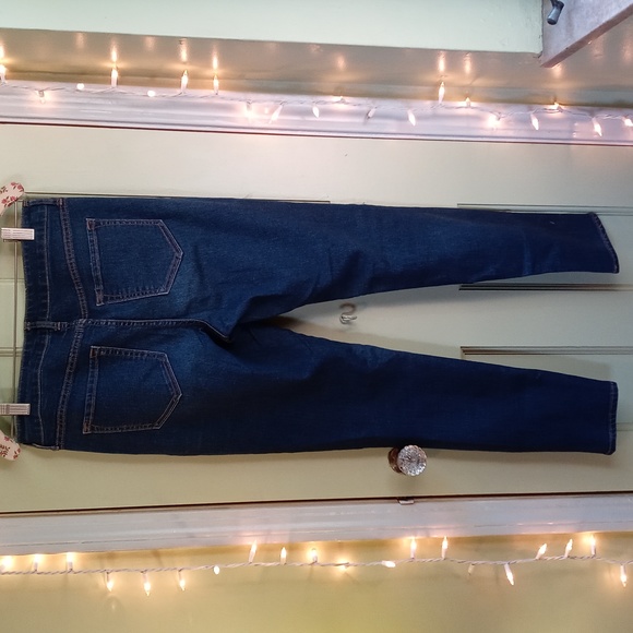 Women's Old Navy Super skinny mid rise basic blue size 8 - Picture 6 of 7